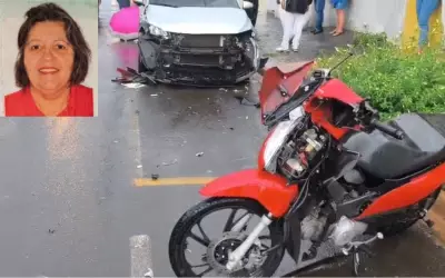 Mulher de 56 anos morre em acidente de trânsito após moto avançar sinal em Franca, SP