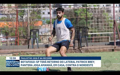 Patrick Brey retorna ao Botafogo-SP: lateral volta após passagens por outros clubes