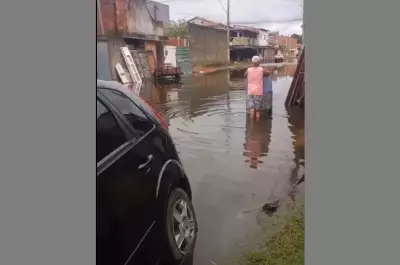 Temporal alaga bairros de Campos e moradores apontam falha em bomba