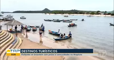 Turismo em Santarém cresce 20% em 2026 com praias além de Alter do Chão