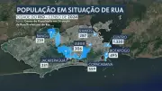 Censo 2024 do Rio revela mais de 8 mil pessoas em situação de rua; MPF acusa omissão