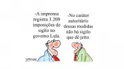 Charge de J.Caesar critica governo Lula em 26 de janeiro; veja análise
