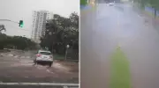 Chuva de 40 mm alaga Rio Claro e Defesa Civil resgata casal em carro ilhado