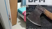 Ex-marido invade casa com machado e arma em Cascavel, PR; homem é preso