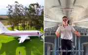 Família compra Boeing 737-200 em leilão e transforma em atração turística em Goiás