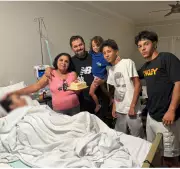 Família se reencontra com Fabíola, em estado vegetativo, após retorno dos EUA