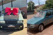 Fiat Uno 96 é devolvido reformado após história emocionar o Brasil