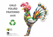 Galo gigante do Recife de 2026 homenageia Dom Helder Câmara com sombrinhas na cauda