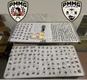 Homem escondido em portão é preso com drogas em lancheira infantil em Montes Claros