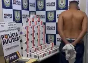 Homem preso em Cuiabá suspeito de roubar canetas emagrecedoras de farmácia