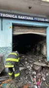 Incêndio destrói depósito de materiais eletrônicos em Aparecida