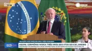 Lula discursa em cerimônia que marca 3 anos dos atos de 8 de Janeiro