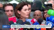 Michelle Bolsonaro relata desorientação de ex-presidente após queda na PF