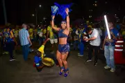 Mileide Mihaile brilha como rainha de bateria em ensaio da Unidos da Tijuca