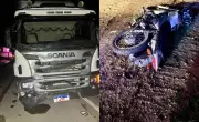 Motociclista morre em colisão frontal com caminhão na SC-412 em Itajaí