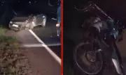 Motociclista morre em colisão transversal com carro na BR-116, em Santo Estevão