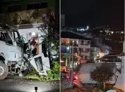 Motorista sem habilitação salta de caminhão desgovernado que mata criança de 6 anos em Nova Friburgo