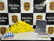 Polícia prende dupla com 25 kg de cocaína e 20 mil remédios controlados em Atibaia