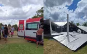 Ventania fere 5 e destrói telhado em balneário de Campo do Brito