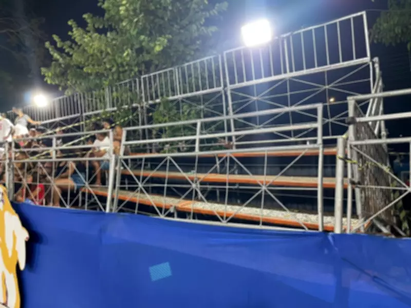 Arquibancada cede durante Carnaval Tradição em João Pessoa e desfiles são suspensos