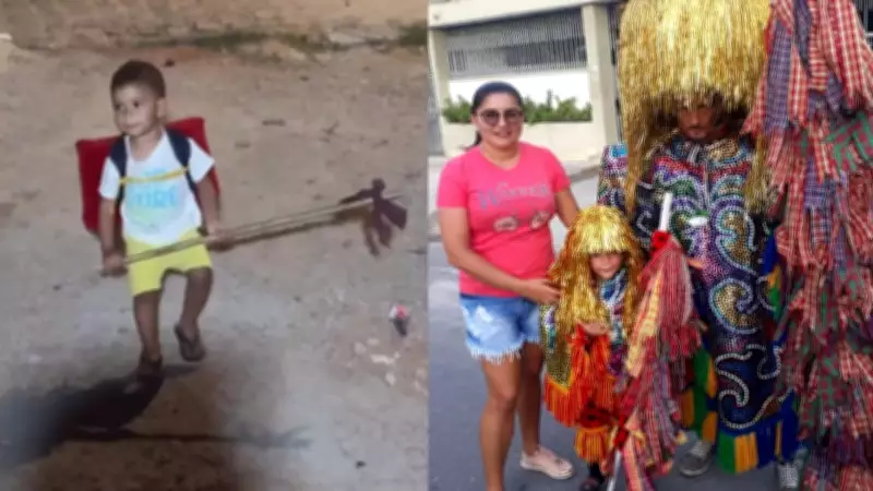Caboclo de Lança Mirim de 2 Anos Encanta nas Redes com Dança de Maracatu em Pernambuco