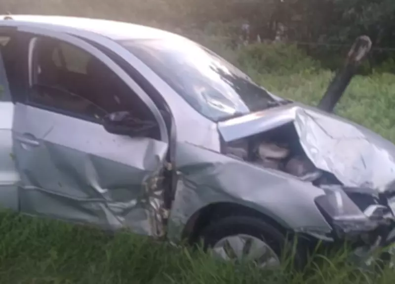 Mulher morre em colisão entre carro e moto na BR-308 em Capanema, Pará