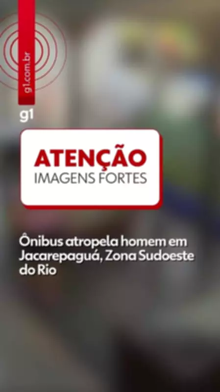 Ônibus desgovernado atropela três pessoas em Jacarepaguá, no Rio de Janeiro
