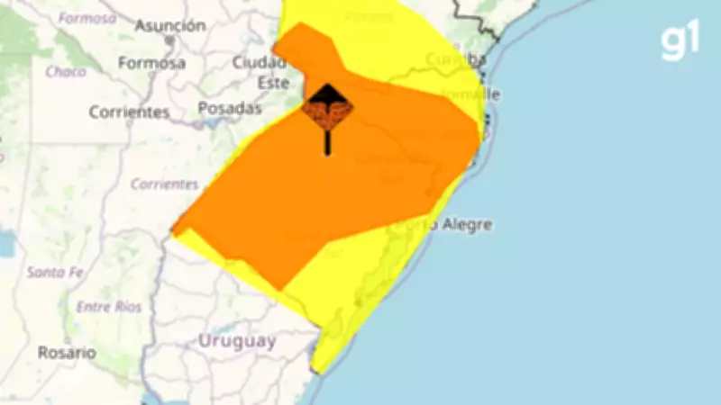 RS em alerta: Inmet prevê tempestades e ventos de até 100 km/h nesta terça-feira