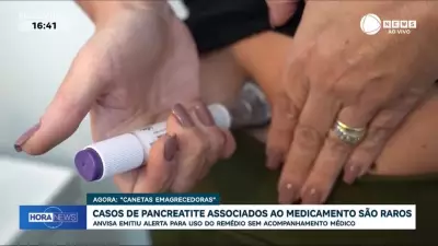 Anvisa alerta sobre riscos de pancreatite com canetas emagrecedoras sem prescrição médica