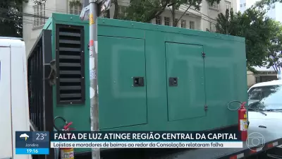 Apagão no Centro de SP afeta milhares e espalha geradores pelas ruas