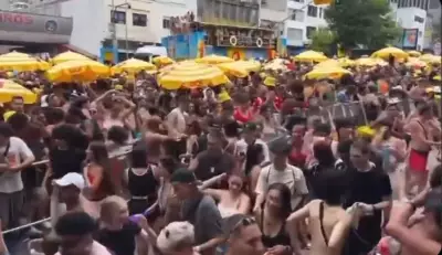 Bloco com Calvin Harris em SP é interrompido por superlotação e empurra-empurra