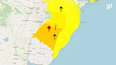 Calor extremo dá lugar a temporais e queda de temperatura no RS neste fim de semana
