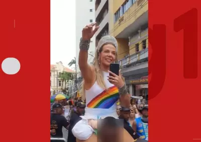 Carla Perez pede desculpas após polêmica por subir em ombros de segurança negro no Carnaval