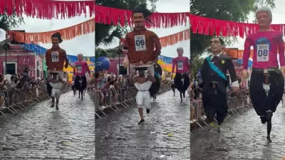 Chuva não impede Corrida dos Bonecos Gigantes de Olinda; irmão de heptacampeão vence