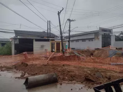 Cratera histórica volta a ceder e aumenta de tamanho em São José dos Campos após chuvas