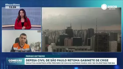 Defesa Civil de SP mantém gabinete de crise por risco de alagamentos e deslizamentos