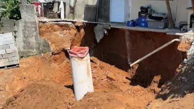 Deslizamento interdita casa e gera erosão crítica em São José dos Campos