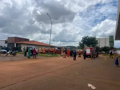 Estrutura de obra desaba e soterra trabalhadores no Ceasa do Distrito Federal