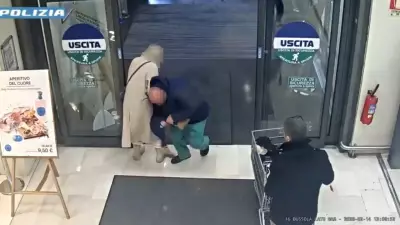 Homem tenta sequestrar bebê de 18 meses em supermercado na Itália; criança fratura fêmur