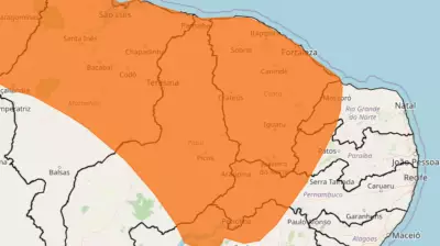 Inmet emite alerta de perigo para chuvas intensas em sete cidades do interior de Pernambuco
