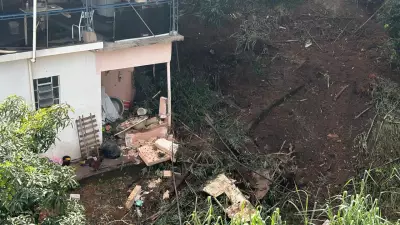 Jovem de 23 anos fica soterrada após deslizamento de terra em Juiz de Fora