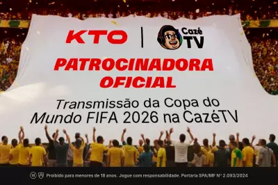 KTO patrocina cobertura da Copa do Mundo 2026 na CazéTV, com transmissões gratuitas no YouTube