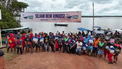 Mais de 200 voluntários realizam limpeza de 120 km no rio Araguaia em ação de canoagem sustentável