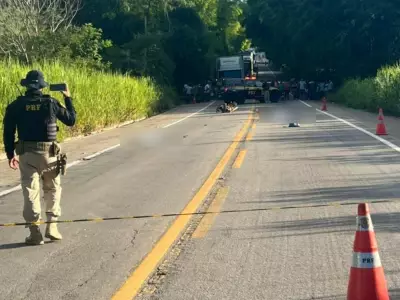 Motociclista de 68 anos morre em colisão lateral com caminhonete na BR-116 em Campanário