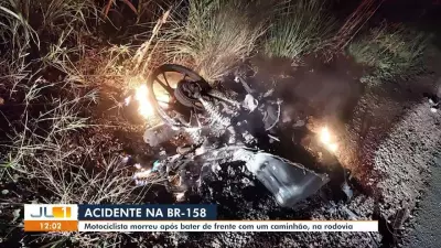 Motociclista perde a vida em colisão frontal com caminhão na BR-158, no sul do Pará