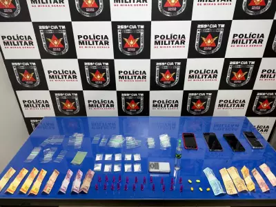 Operação da PM em Pirapora apreende drogas e prende seis homens por tráfico