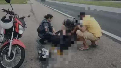 Passageiro assume controle de moto após motociclista passar mal em rodovia de Jundiaí