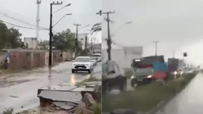 Temporal causa alagamentos e transtornos na Grande Ilha de São Luís, Maranhão