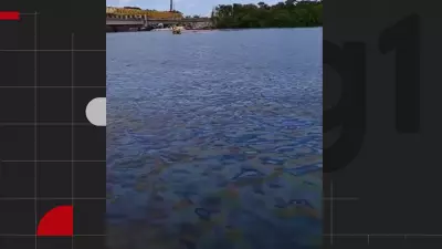 Vazamento de óleo no Rio Paraíba atinge área da Ponte do Futuro em Cabedelo