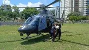 Bebê de 9 meses é transportada de helicóptero após convulsões em Surubim, PE